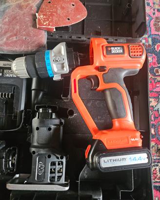 black decker  avvitatore 3 in uno sega leviga