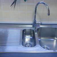 Lavandino per cucina in acciaio inox con doppia 🛁