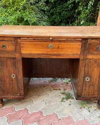 Scrivania Impero originale legno massiccio