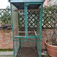 gabbia per pappagalli o volatili di medie dimensio