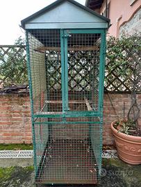 gabbia per pappagalli o volatili di medie dimensio