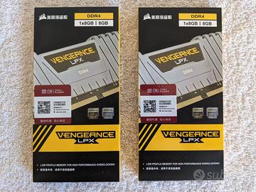 DDR 4 CORSAIR VENGEANCE LPX 8Gb BIANCO
