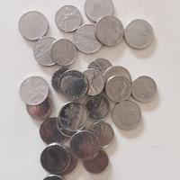 29 monete da 100 e 50 lire piccole pre euro