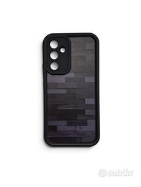 Cover Samsung Galaxy A54 5G Nera Effetto Legno