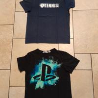 Maglietta Playstation e maglietta Tennis 