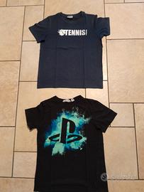 Maglietta Playstation e maglietta Tennis 