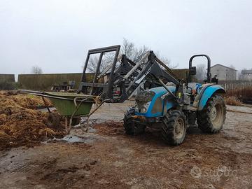 Trattore landini 90 cavalli con forcone
