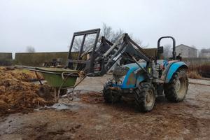 Trattore landini 90 cavalli con forcone