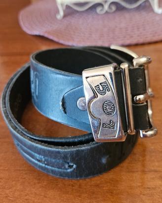 Cintura Vintage Levi's Original 501 in Vero Cuoio 