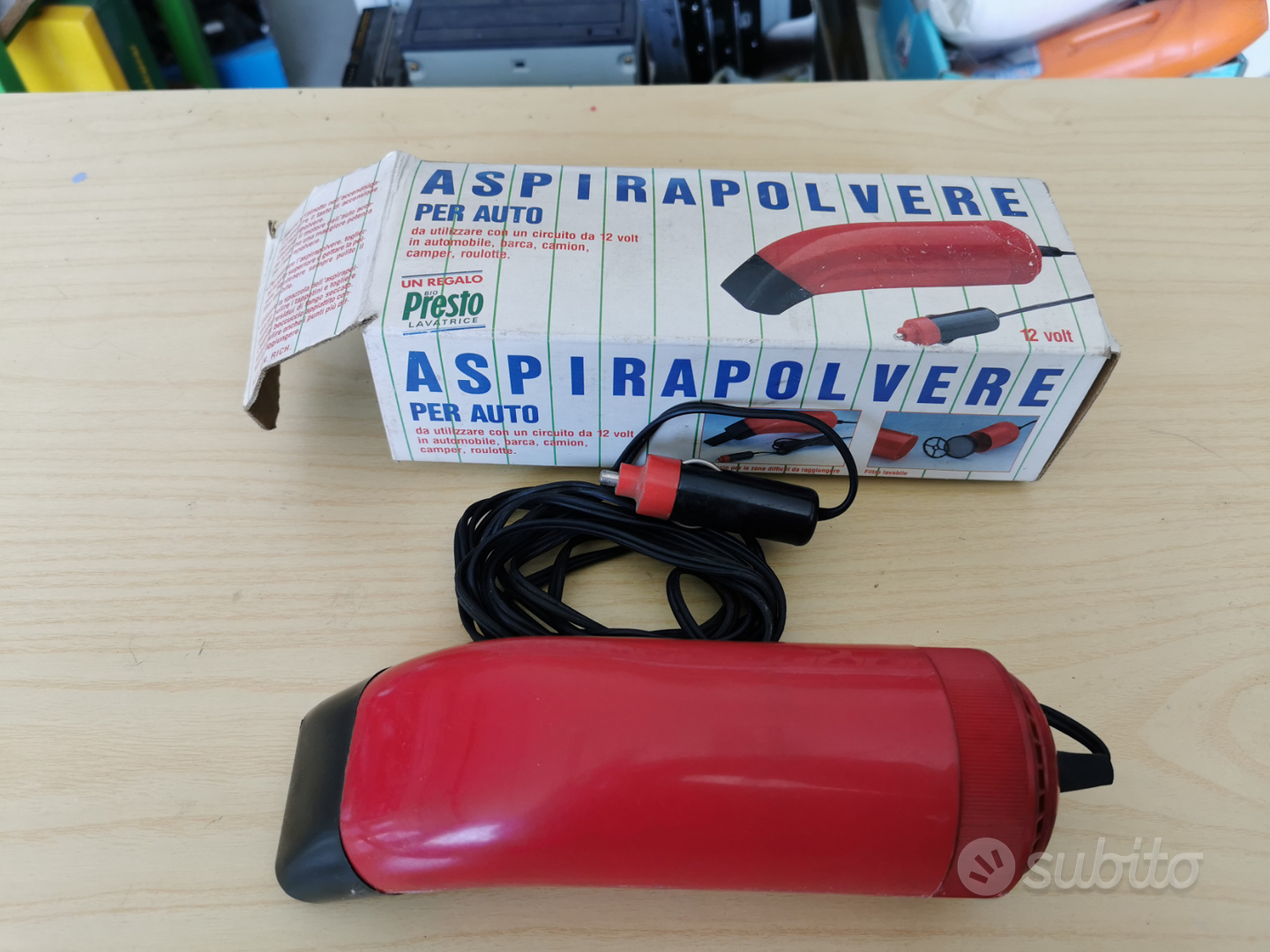 Aspiratore auto da 12 volt