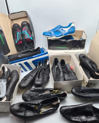 scarpe ciclismo vintage n.42 - Biciclette In vendita a Vicenza