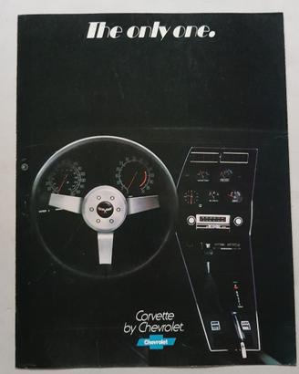 Chevrolet Corvette 1977 depliant originale USA