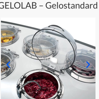 Banco gelato a carapine, Frigomat gx8, Gelolab