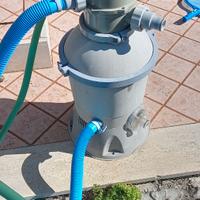 Piscina tonda 3.75 metri motore a sabbia