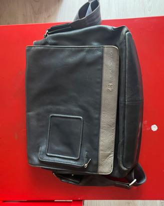 Borsello Tracolla Piquadro Blue Square in Pelle