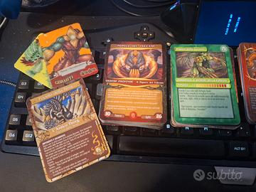 Lotto 57 carte dei gormiti