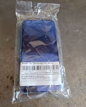 cover a Libro x Samsung  S 25 Blule