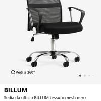 Sedia da ufficio girevole