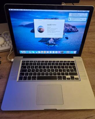 Apple macbookpro 2009 catalina  