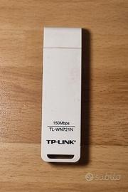 TP-Link Adattatore USB WiFi TL-WN721N 150Mbps 