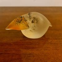 uccello in vetro di murano cenedese