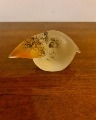 uccello in vetro di murano cenedese