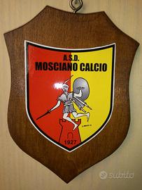 Targa in legno Crest Mosciano calcio