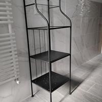Scaffale im metallo e vetro
