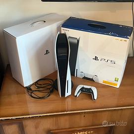 playstation 5 PS5 completa di scatola e controller