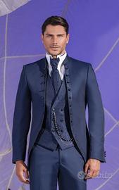 Abito sposo blu acceso nuovo mai usato