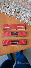 3 RAM DDR 3 Vengeance&Fury