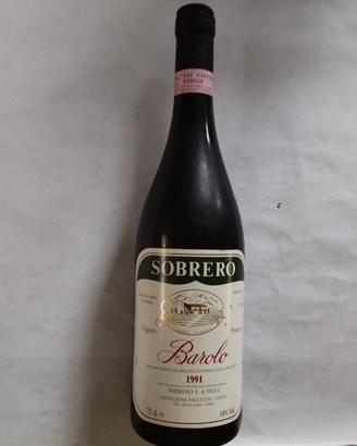 Barolo Sobrero 1991 DOCG