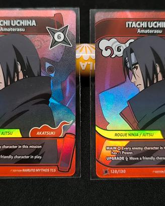 Naruto Mythos TCG Rara Itachi Uchiha 128/130