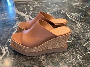 Sandalo donna zeppa nuovo