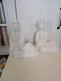 statuette porcellana