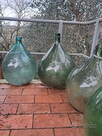 Damigiane di vetro
