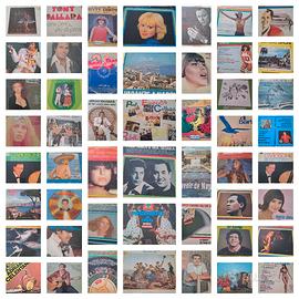 50 dischi 33 giri in vinile 