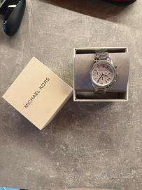 MICHAEL KORS:orologio ritz acciaio argento