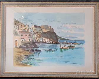 Quado Dipinto “Chianella di Scilla” di Aldo Riso