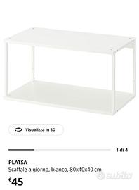 Platsa scaffale a giorno Ikea