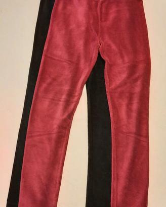 2 Leggins in velluto taglia 14
