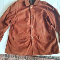 Giacca pelle marrone