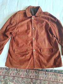 Giacca pelle marrone