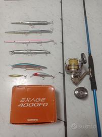 kit pesca  spinning