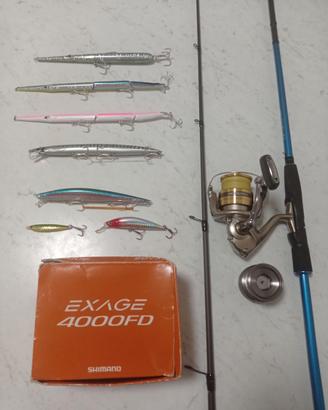 kit pesca  spinning