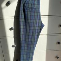 Pantaloni Hollister blu tartan
