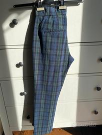 Pantaloni Hollister blu tartan