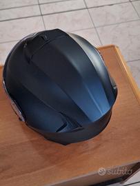 Casco Moto Modulare Doppia visiera nero opaco Acer