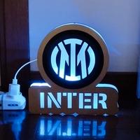 Lampada a led logo Inter