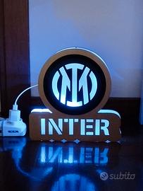 Lampada a led logo Inter